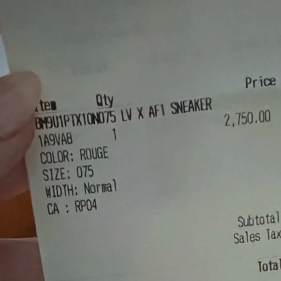 Nike
x Louis Vuitton Air Force 1 sneakers - Picture 8 of 8